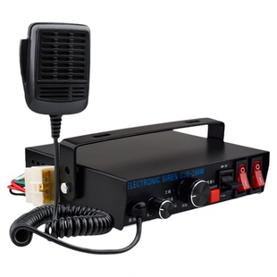 汽车车载警报器喊话器汽笛喇叭无线多音遥控扬声救援12v24v救护车