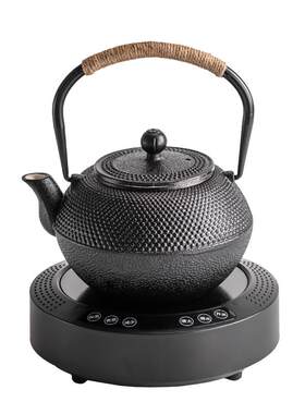 瓷牌茗中式室内家用铁壶煮茶