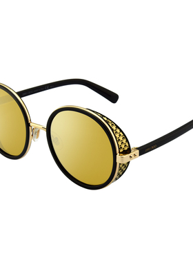 钟欣潼Jimmy Choo墨镜女新圆形吉米周风镜ANDIE/N/S周仰杰太阳镜