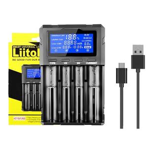 LiitoKala LiiKU4新款liitokala锂电池快速充电器 四槽独立充电