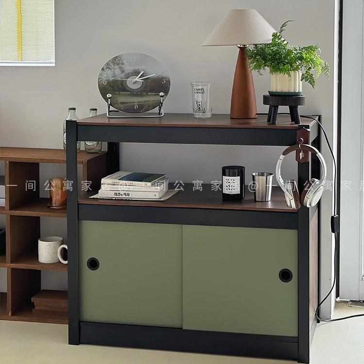 一间公寓家居多功能落地置物架卧室客厅阳台厨房收纳货架衣柜可调