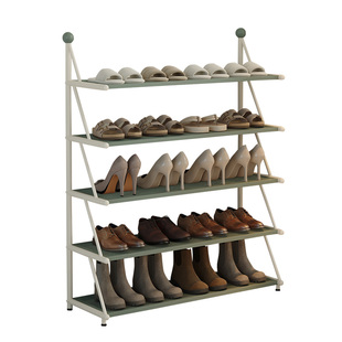 鞋架子家用门口多层鞋架玄关创意鞋子收纳架大容量铁艺落地收纳架