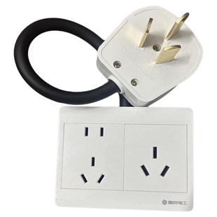 32A插头转10A+16A插座多功能2插3插通用支持4000W大插头转小插座