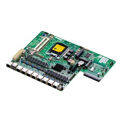 研域H87SL软路由工控主板8千兆网4代LGA1150万兆光纤防火墙BYPASS