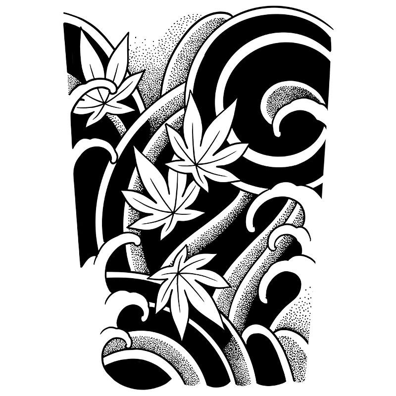 樱花臂草本防水持久仿真纹身贴