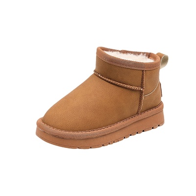 冬季男女童厚绒保暖百搭雪地靴