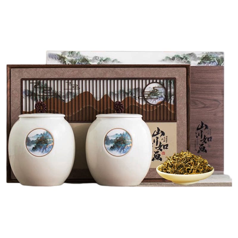 精选特级金骏眉红茶黄芽礼盒装
