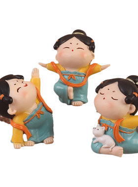 装饰摆件国风唐仕女桌面