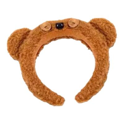 李一桐环球tim黄色小熊发箍园区同款卡通可爱女毛绒洗脸头箍发饰