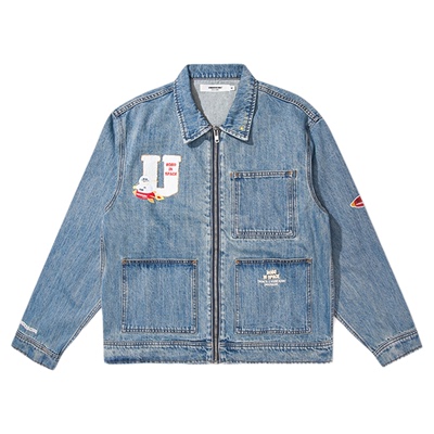 UNDERBOBO美式复古休闲牛仔外套