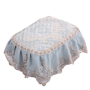 电饭煲盖布防尘罩椭圆形电饭锅盖巾家用电压力锅圆形遮盖布多用巾