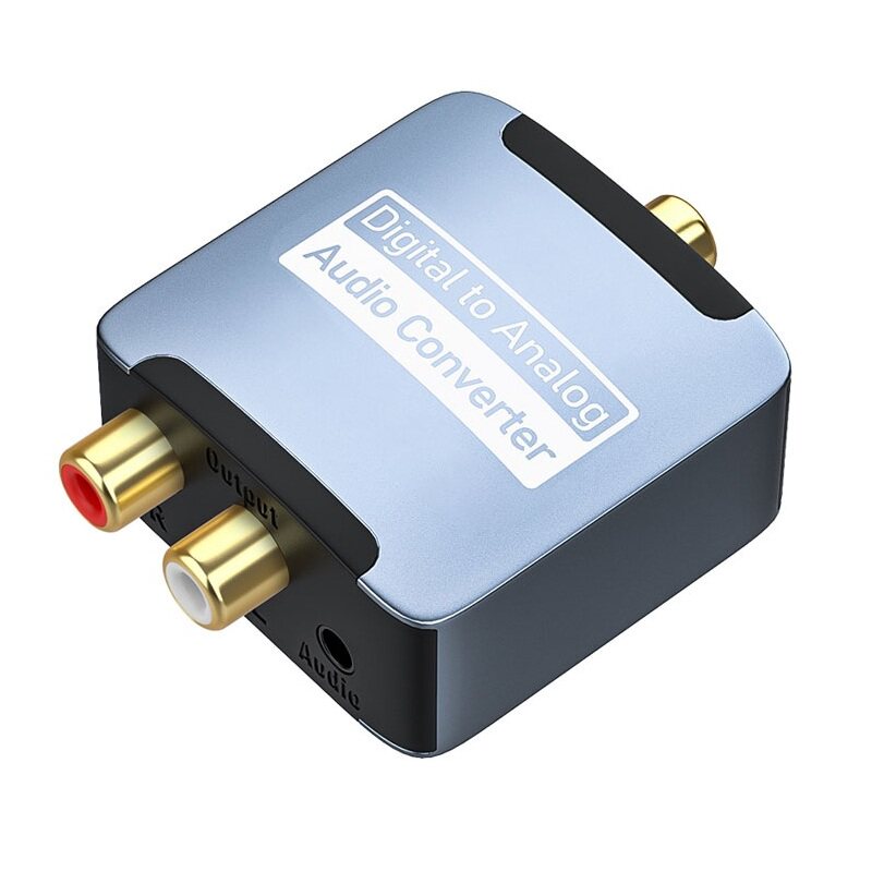 同轴音频转换器适用海信长虹小米电视spdif连接音响3.5功放音频线