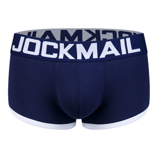 JOCKMAIL男士丰臀内裤性感男平角内裤 前凸后翘 前后带罩杯垫臀