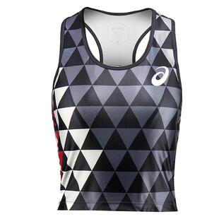 赞助运动员同款！田径精英Asics女子专业训练背心田径分体比赛服