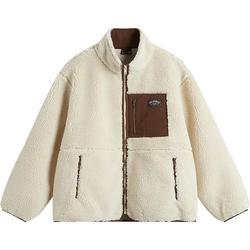 李宁情侣复古羊羔绒外套