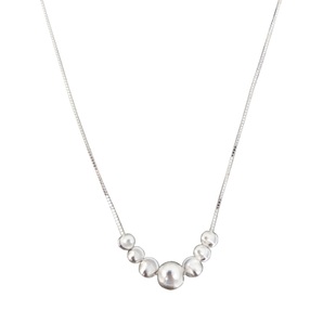 S925纯银猫眼珠项链女轻奢小众设计感高级锁骨链2025新款爆款颈链