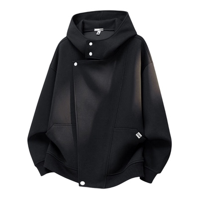 itizzue设计感连帽卫衣男秋冬款