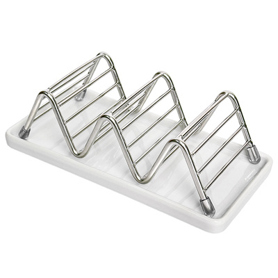 肥皂架304不锈钢w型沥水香皂碟