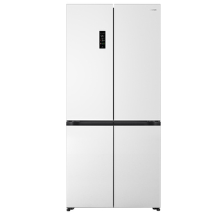 容声方糖505L主动双净双系统十字四开门家用超薄嵌入式电冰箱白色