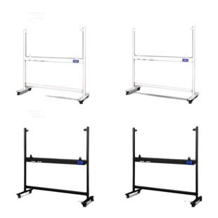 齐富磁性钢化玻璃白板写字板升级H型加厚支架式带轮移动商用办公室会议培训专用大黑板家用教学可擦墙贴白班