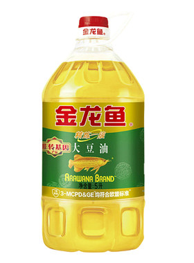 金龙鱼非转基因精炼一级大豆油5L/桶食用油色拉油正品家用植物油