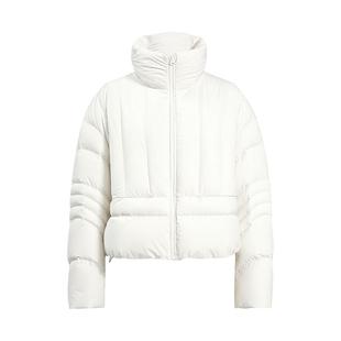 IAmMIX27冬立领羽绒服女短款轻薄保暖纯色百搭90白鸭绒面包服外套