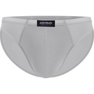 【丝光缎面】男士低腰三角内裤网眼拼接 单层立体大囊袋透气性感