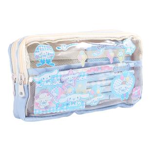 笔袋透明大容量2026新款文具袋女孩儿童中小学生用文具盒便宜高颜值ins日系铅笔盒收纳袋卡通可爱多层文具包