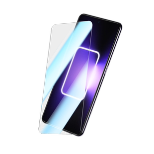 莫柯思适用真我gtneo5钢化膜gt8pro手机膜gt7realme GT5无白边gt6电镀疏油层防指纹护眼绿膜全屏高清保护贴