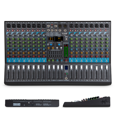 专业调音台6/8/12/16路USB蓝牙