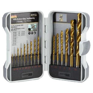 麦思德含钴钻头麻花钻头高强度金属打孔高硬度合金高速钢镀钛钻头