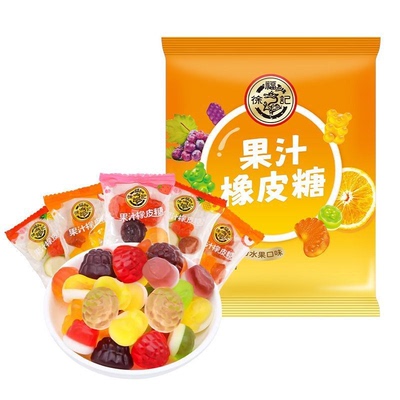 徐福记果汁橡皮糖468g*1袋