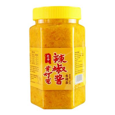 海南特产黄灯笼辣椒酱700g*2瓶