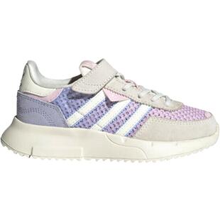 【自营】阿迪达斯春夏新款透气大网眼网面女童鞋运动休闲鞋JR7999
