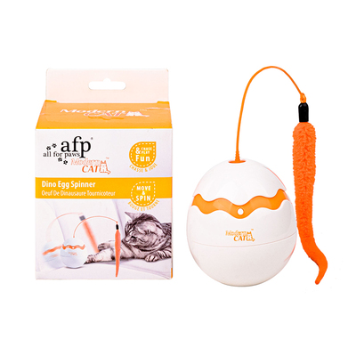 afp电动猫玩具恐龙蛋逗猫棒猫咪自嗨解闷神器逗猫器幼猫用品尾巴