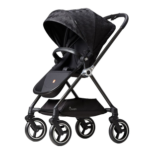 好孩子碳纤维婴儿推车金羽天鹅轻便可坐可躺折叠避震带睡篮GB826