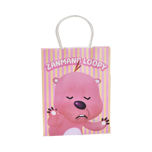 zanmang loopy露比小海狸周边可爱卡通礼品购物袋送礼生日