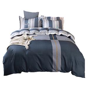 四件套纯棉全棉床上用品被罩床单被套1.8双人床上4件套四季通用