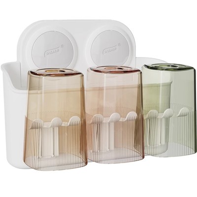 太力吸盘电动牙刷置物架壁挂式