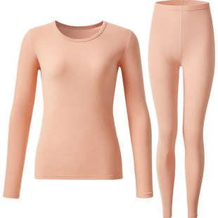 雅鹿保暖内衣女士套装秋衣裤秋裤加绒德发热打底衫线衣线裤秋冬季