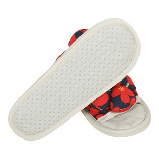 伍茶纯棉布女士拖鞋室内家居家地板四季拖防滑加厚布底静音可机洗