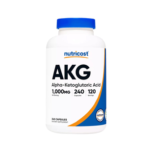 保税 美国进口Nutricost AKG补充剂 α-酮戊二酸 抗 240粒 衰老