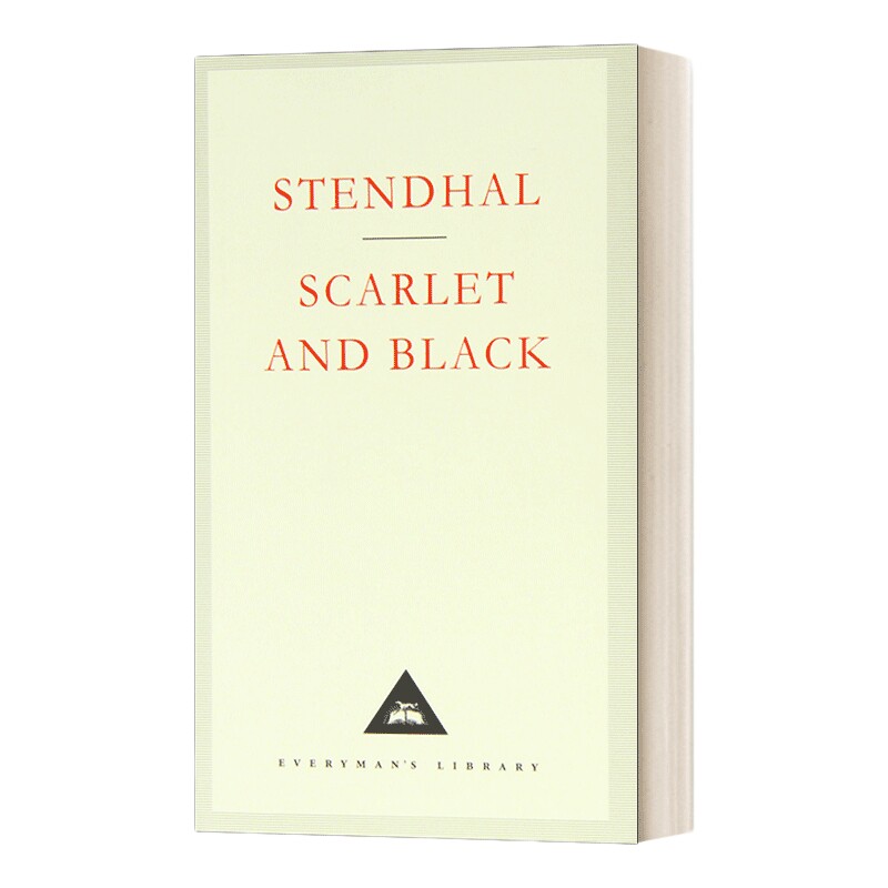 英文原版 Scarlet And Black 红与黑 司汤达 Everyman精装版 英文版 进口英语原版书籍