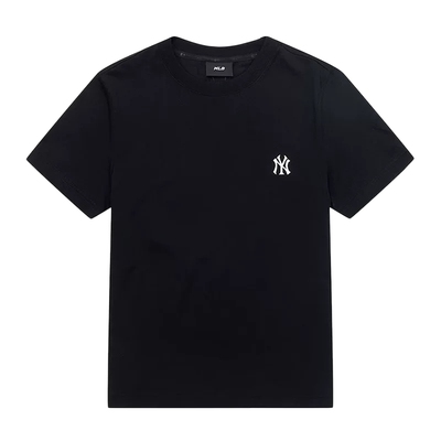 MLB短袖KARINA同款男女装休闲T恤经典纯色圆领夏季新款半袖运动服