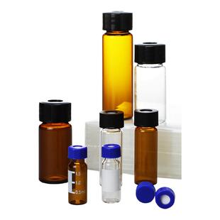 玻璃螺口进样瓶透明/棕色耐高温液相色谱玻璃样品瓶安捷伦气相顶小空瓶含垫盖4ml/10ml/15ml/20ml实验器材