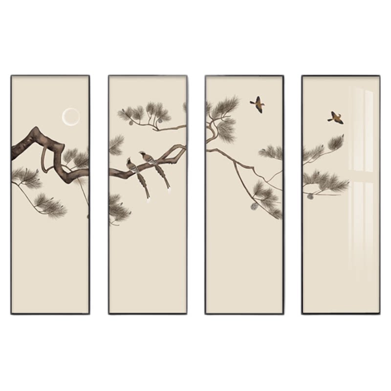 装饰画大气新中式沙发背景墙画