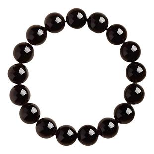 【普陀山直发】天然黑曜石手串女情绪稳定串珠招财本命佛手链男士