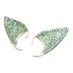 baby同款耳饰万圣节饰品cos精灵耳朵儿童亲子节日造型装扮耳夹女