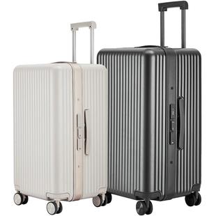 卡拉羊行李箱榫卯铝框箱大容量旅行箱20寸商务拉杆箱静音轮登机箱