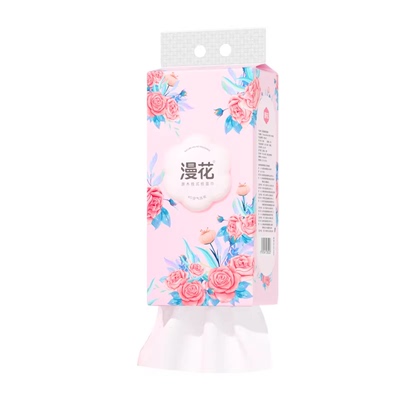 漫花悬挂式大包抽纸家用实惠装